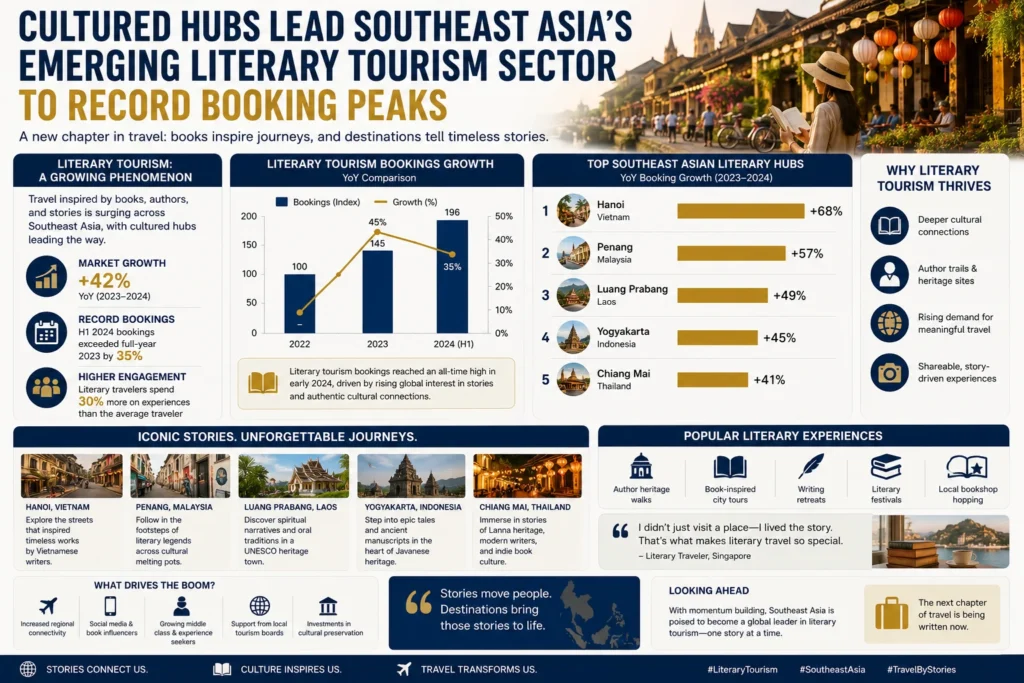 Literary tourism growth in Southeast Asia