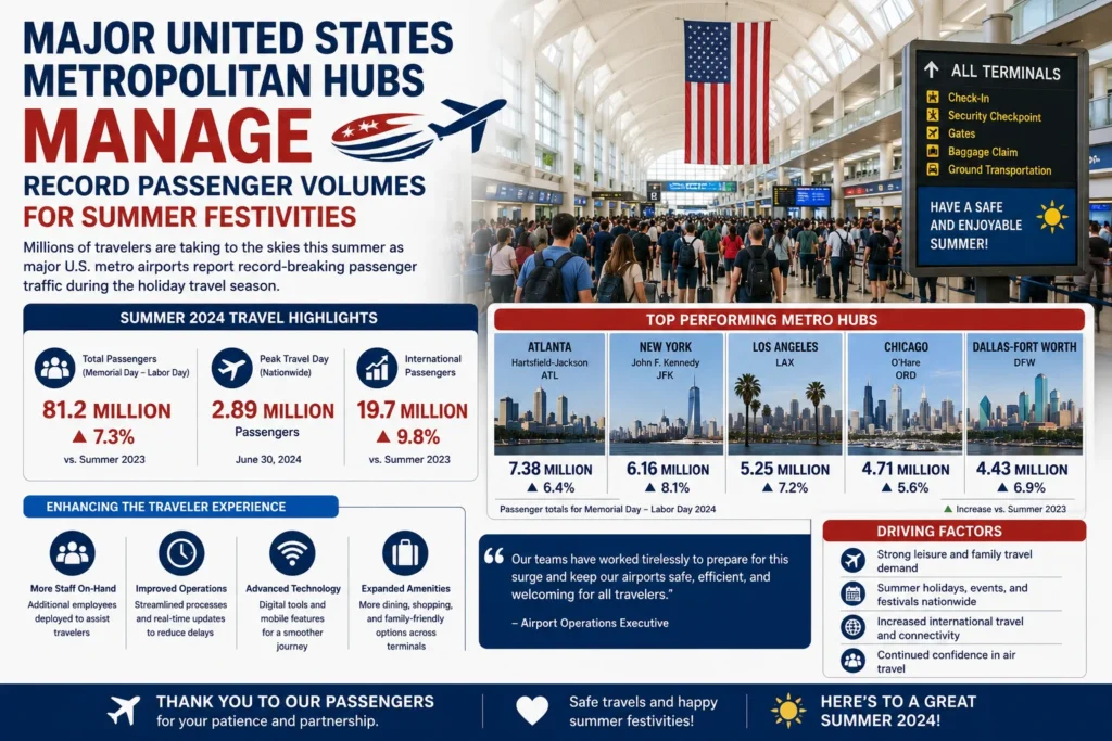 Major United States Metropolitan Hubs Manage