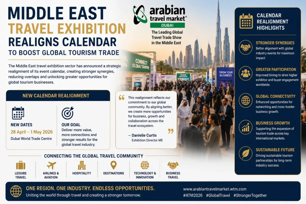 Middle East travel exhibition calendar realignment