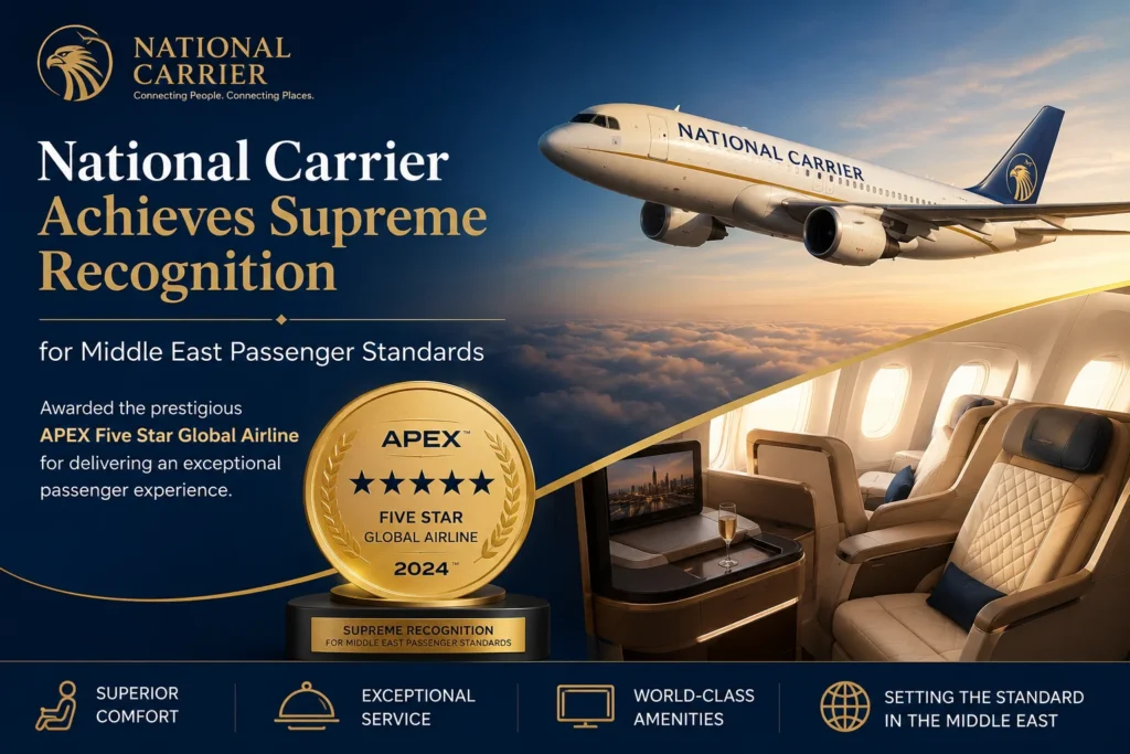 National Carrier achieves supreme recognition