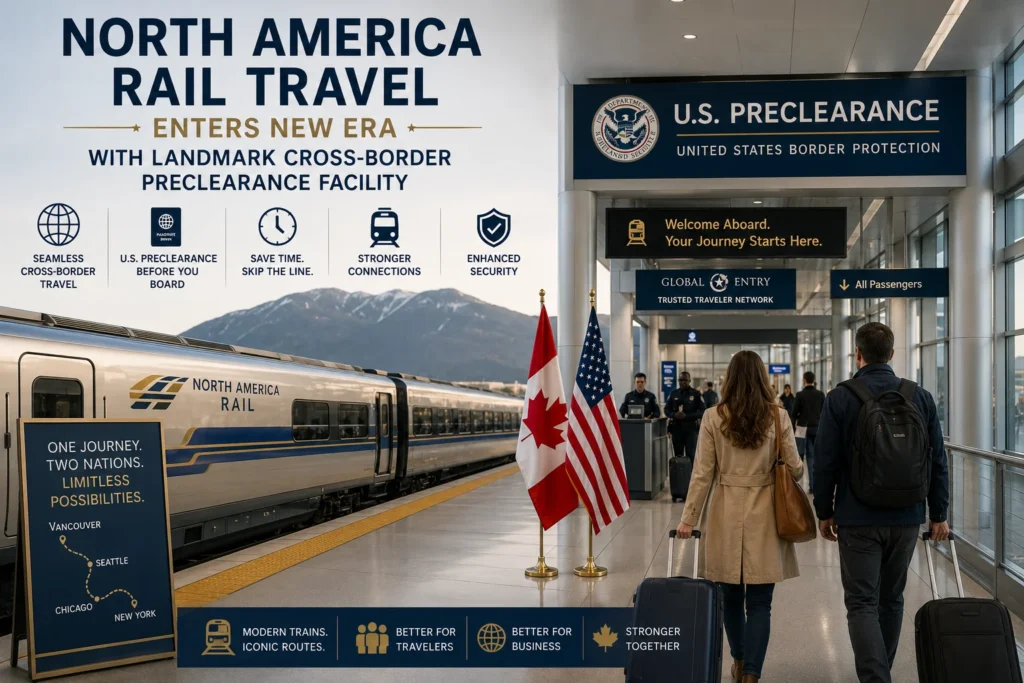 North America Rail Travel Enters New Era with Landmark Cross-Border