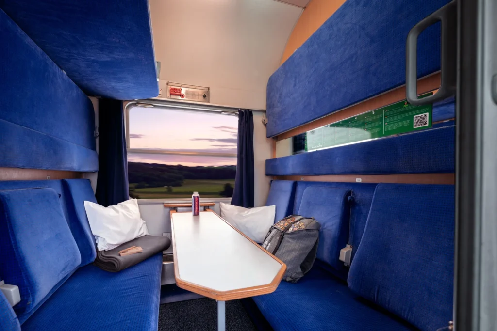 sleeper train travel