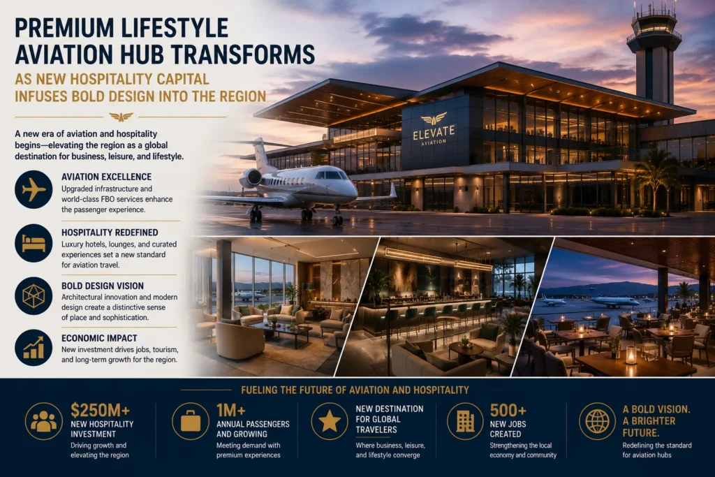 Premium aviation and hospitality transformation