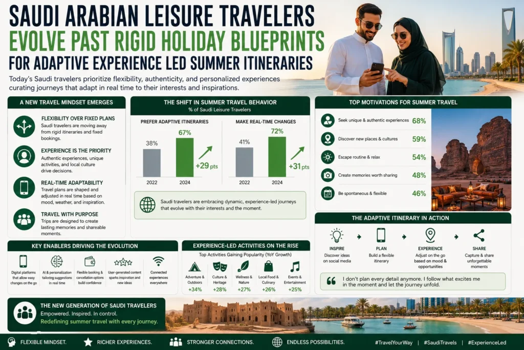 Saudi summer travel trends and flexibility