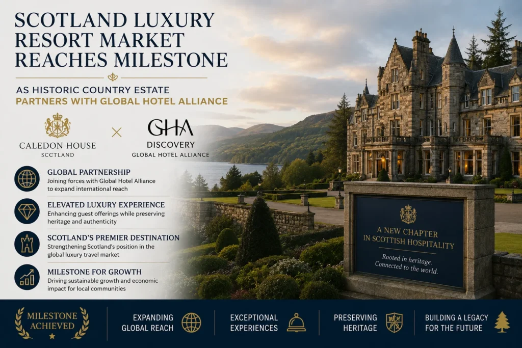 Scotland luxury resort milestone announcement