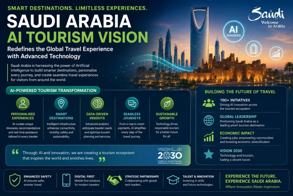 Smart Destinations Saudi Arabia AI Tourism Vision Redefines the Global Travel Experience with Advanced Technology