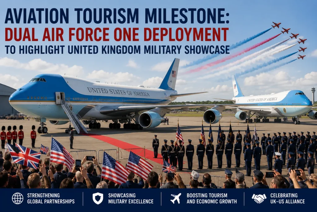 Aviation tourism milestone celebration event