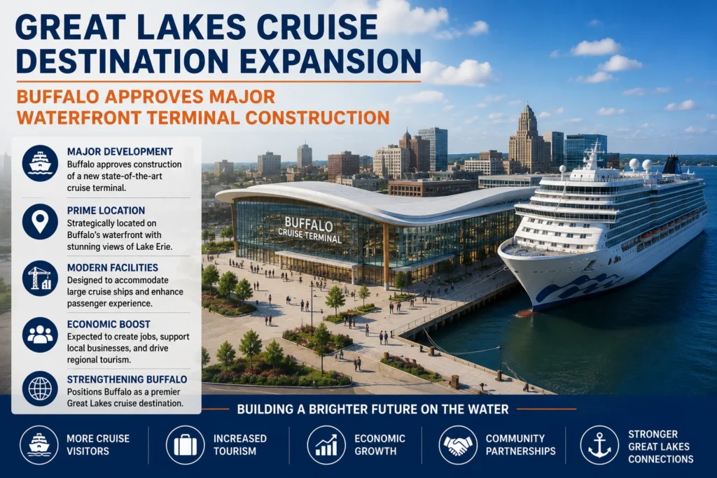 Buffalo's new waterfront cruise terminal