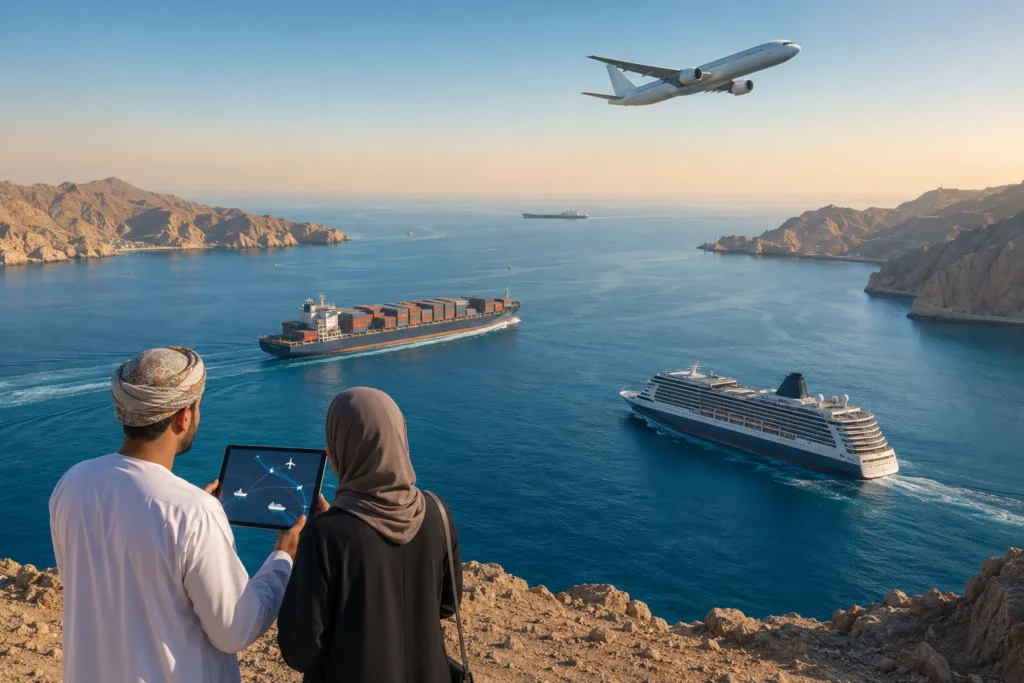 Calm transit in the Strait of Hormuz