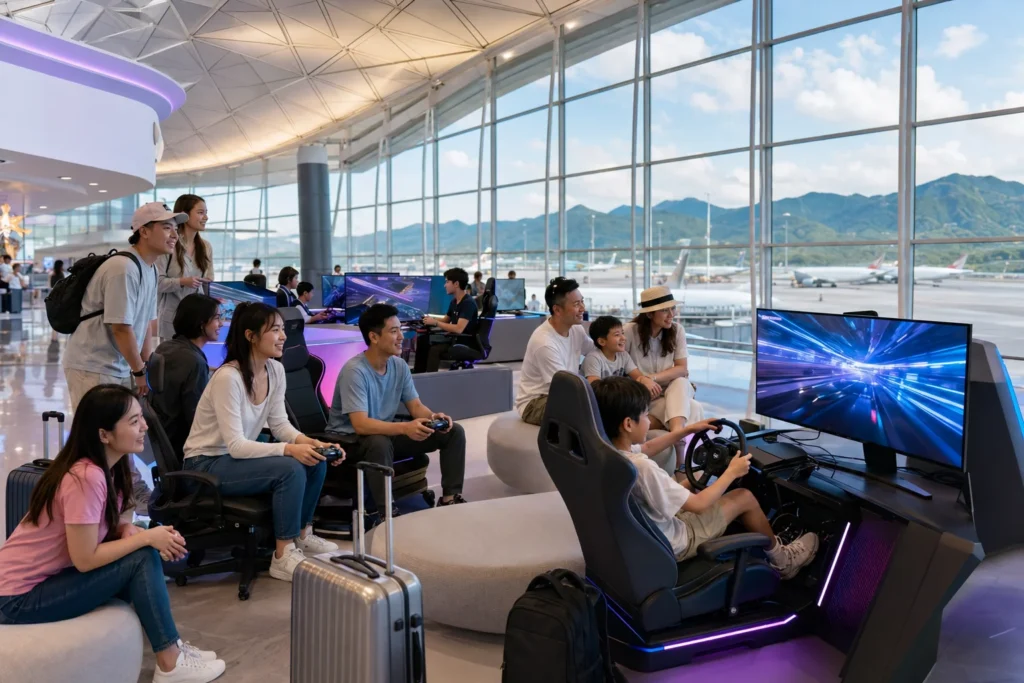 Esports fun between flights
