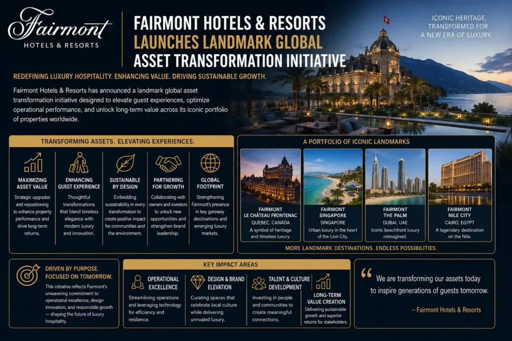 Fairmont's new era of luxury transformation