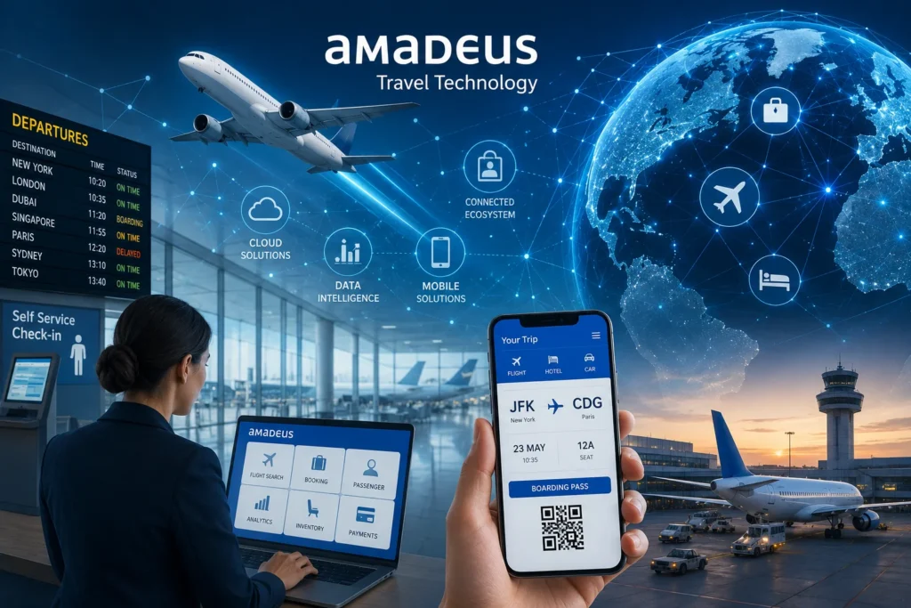 Futuristic airport tech and travel solutions