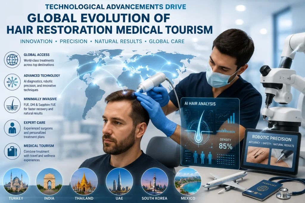 Global hair restoration solutions and tech