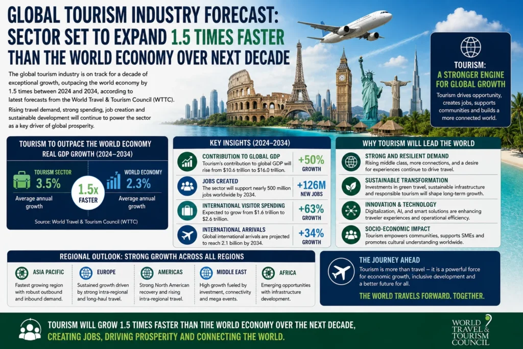 Global tourism industry forecast 2024-2034