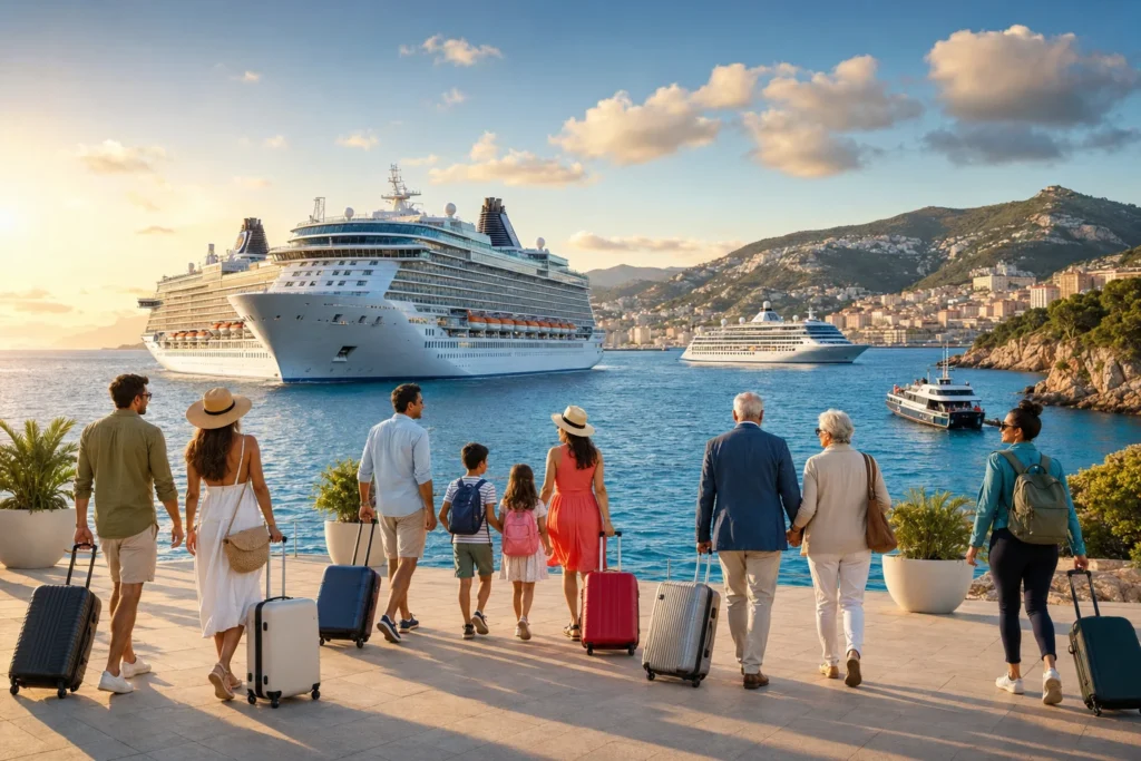 Golden-Hour Harbor, Many Ways to Cruise