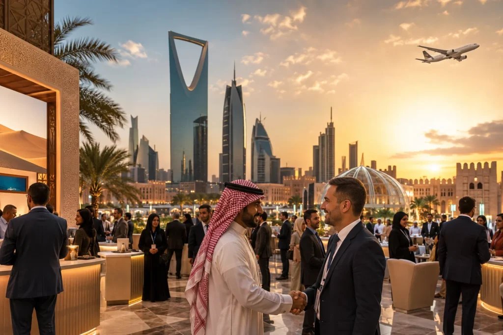 Golden Hour Networking in the Skyline