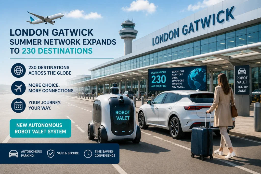 London Gatwick summer network expansion