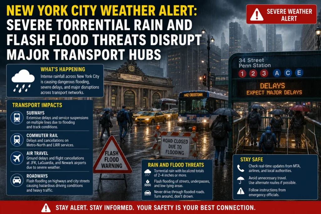 New York City weather alert flash flood warnings