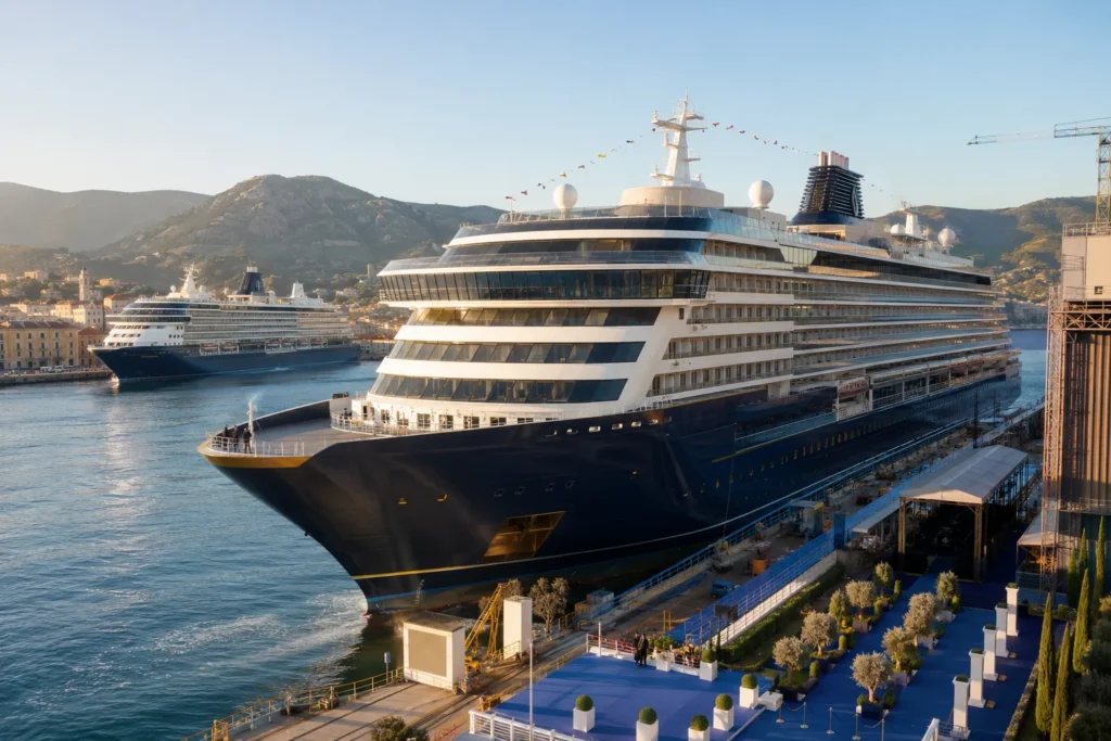 New luxury cruise ship unveiled in Italy