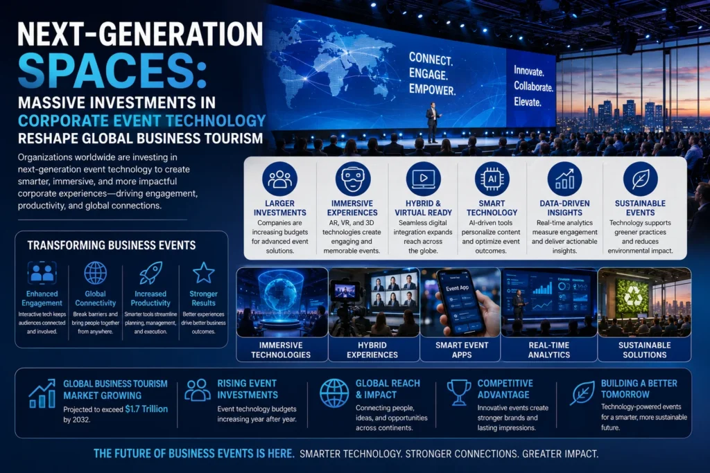 Next-gen event technology and tourism