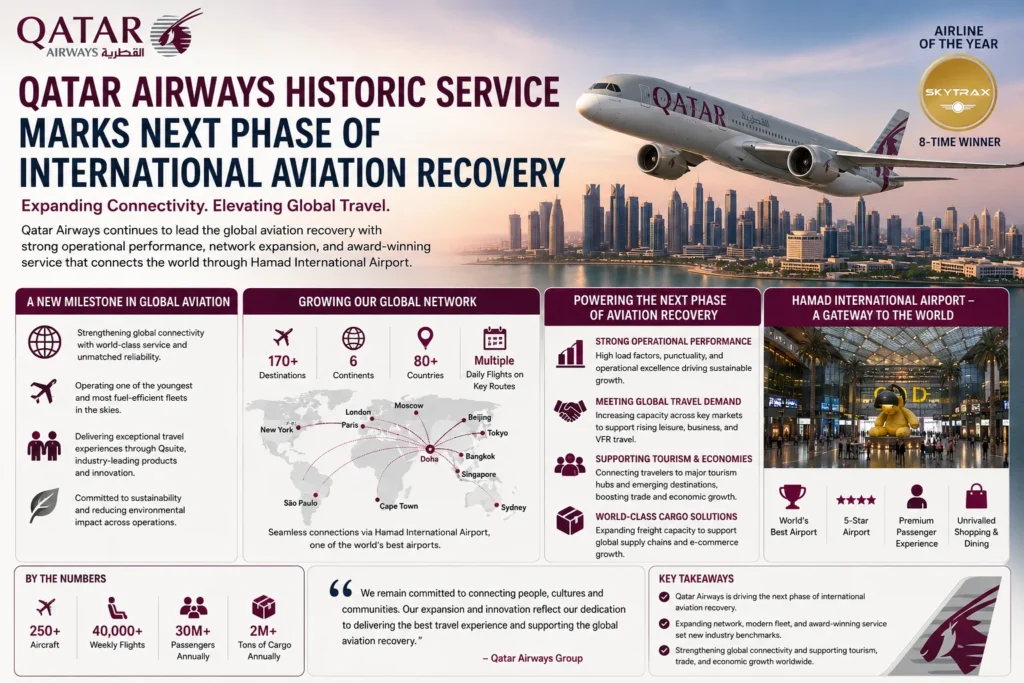 Qatar Airways Leading Aviation Recovery