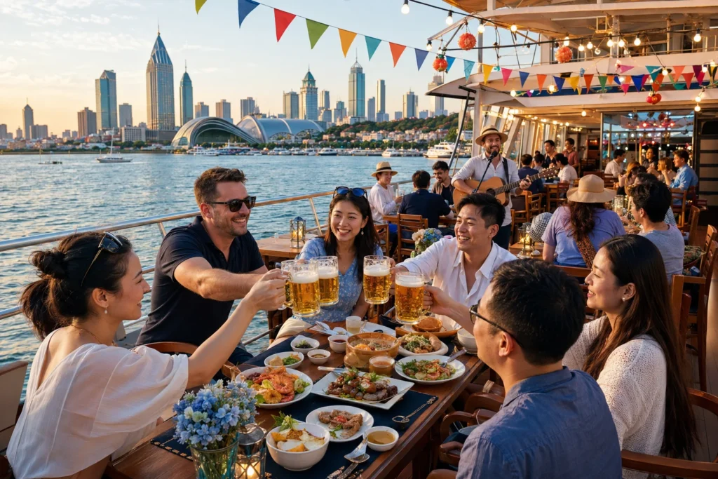 Qingdao cruise beer festival celebration