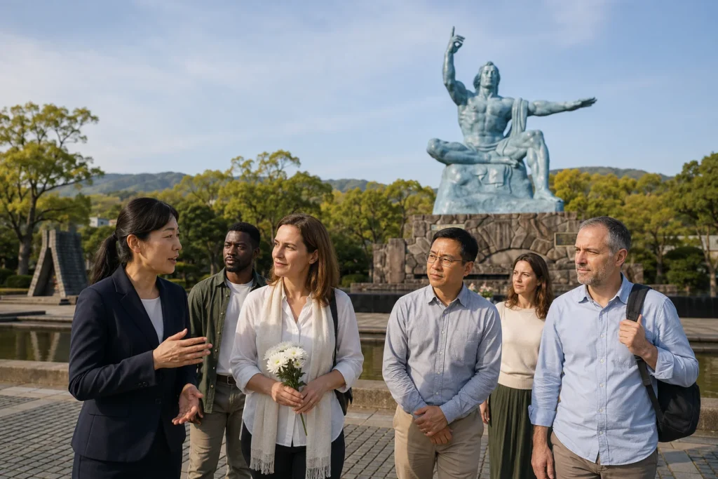 Reflective Walk at Nagasaki Peace Park