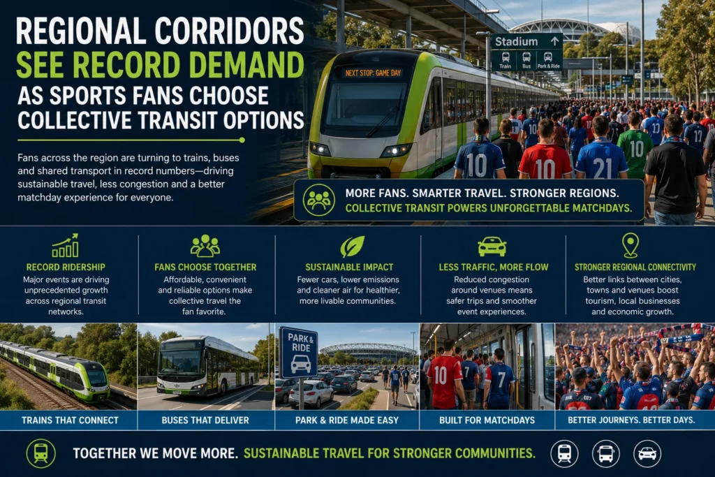 Regional transit powers matchday travel