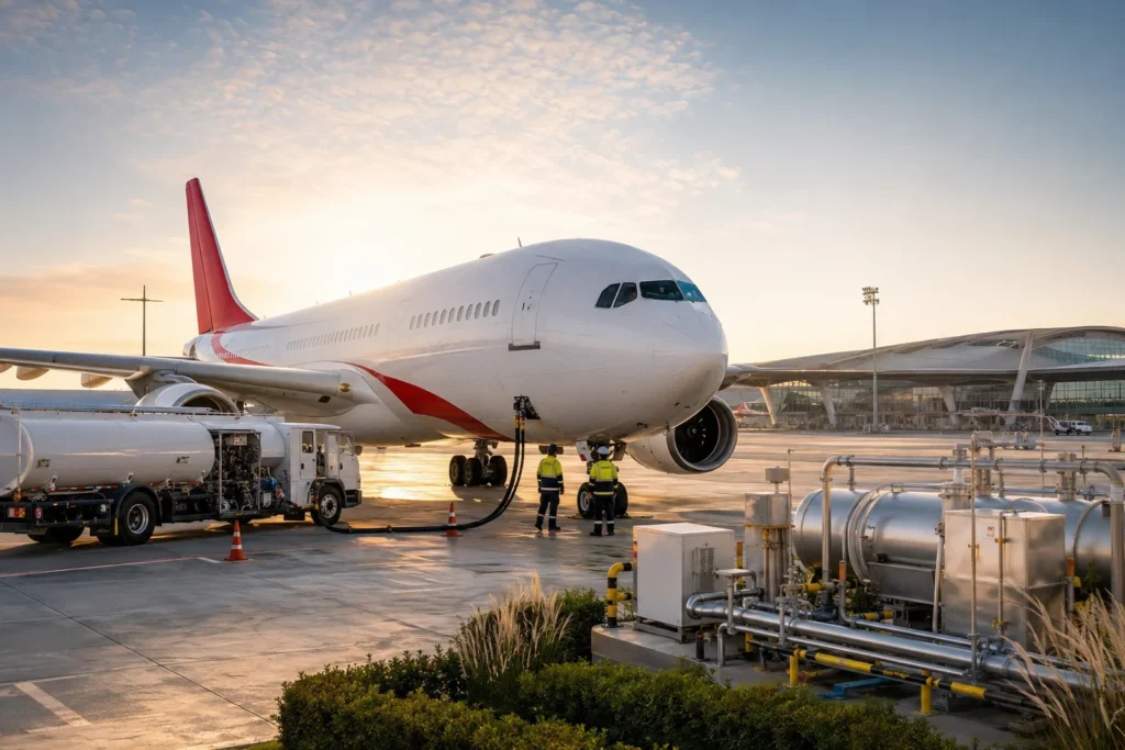 Sunrise Refueling for Cleaner Aviation