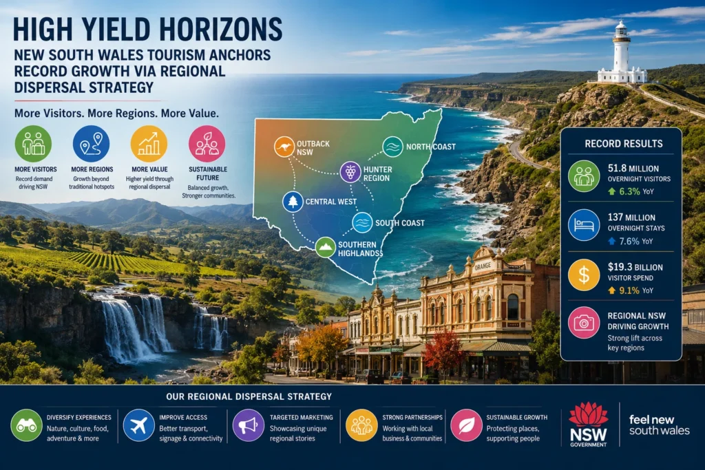 Tourism growth in New South Wales