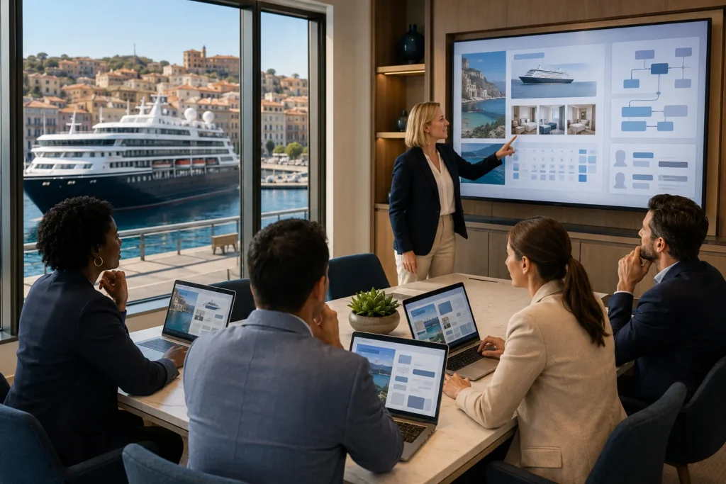 Travel advisors master cruise reservations