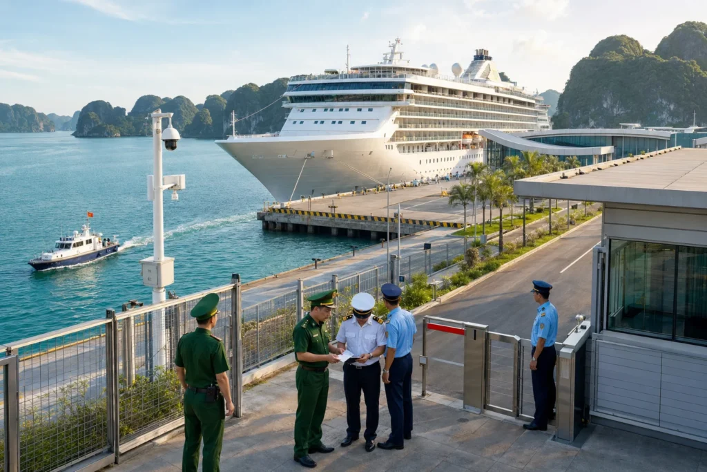 Vietnamese Cruise Port Security Inspection