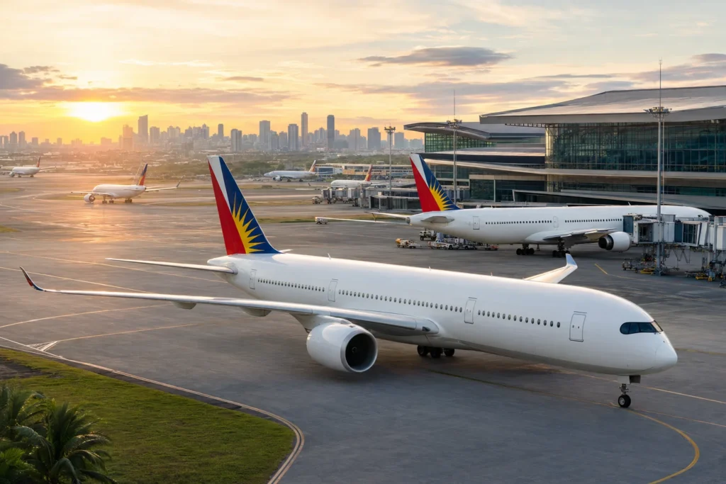 Widebody fleet expansion at sunrise
