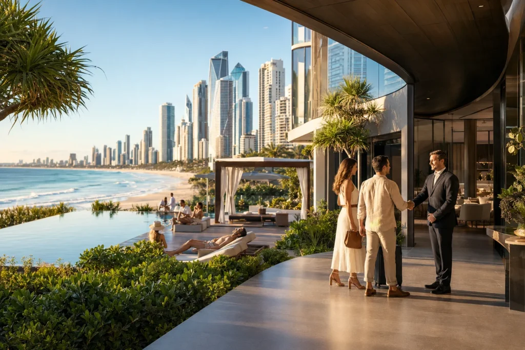 luxury beachfront resort opening