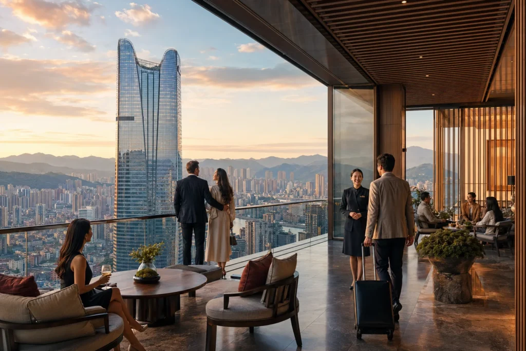 luxury high-rise hotel debut
