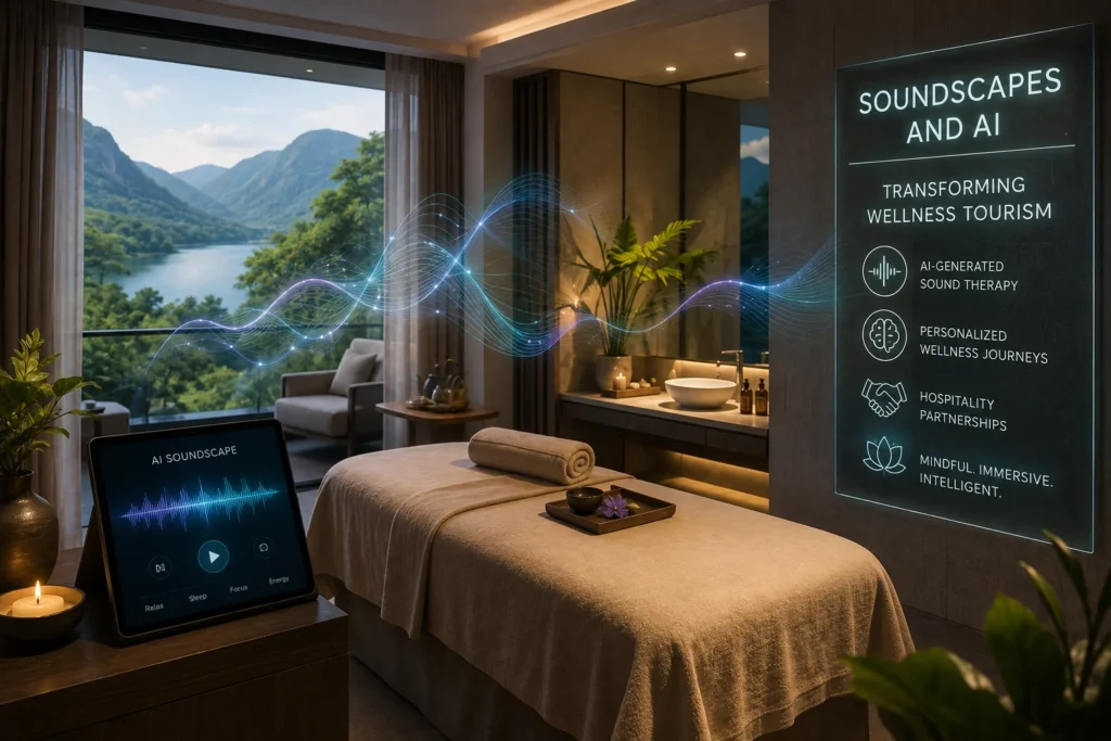 AI Soundscapes in a Mountain Spa