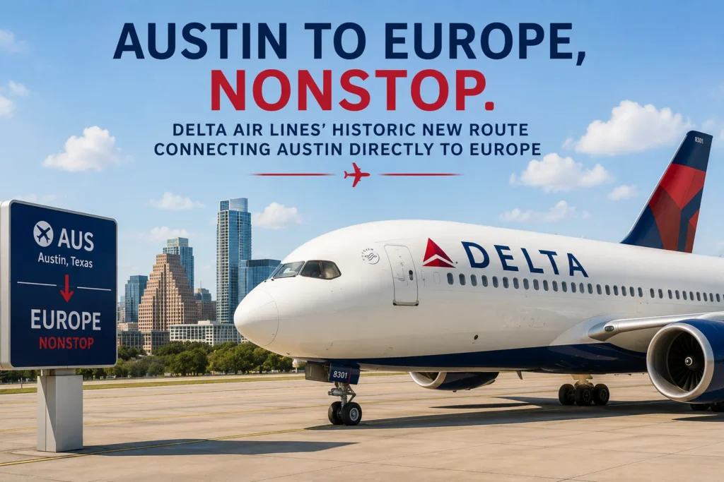 Austin to Europe Nonstop Skies