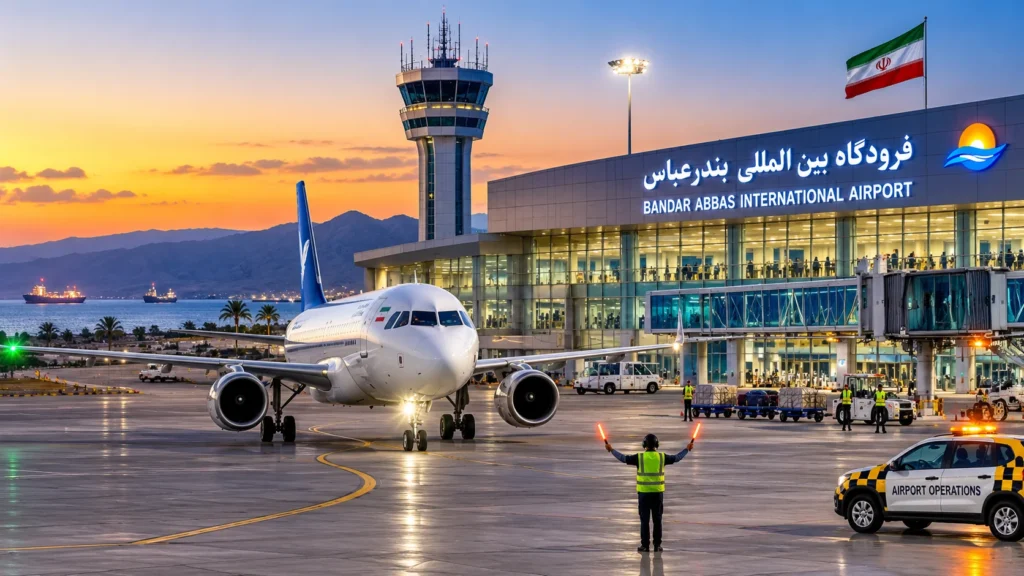 Bandar Abbas Airport at Sunset