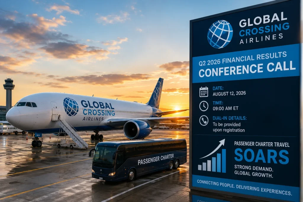 Global Crossing at Sunset