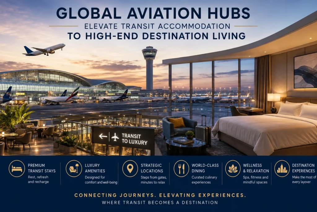 Global Aviation Hub Transit to Luxury