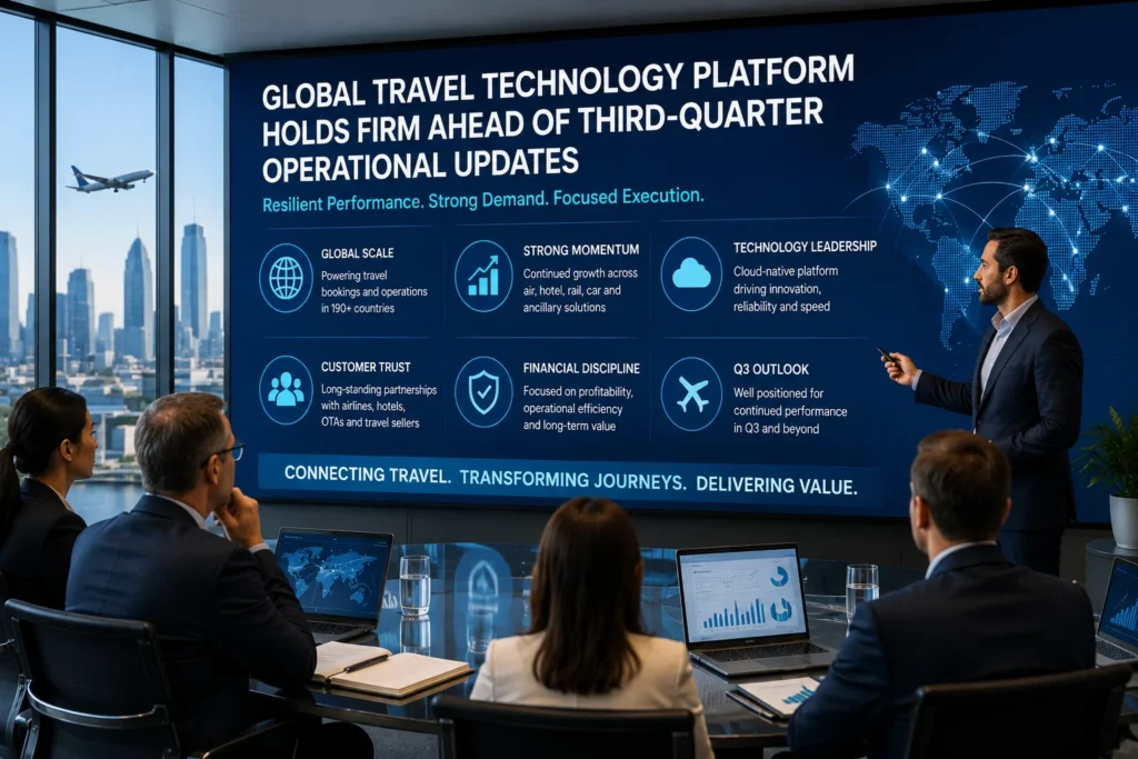 Global Travel Platform Boardroom Presentation