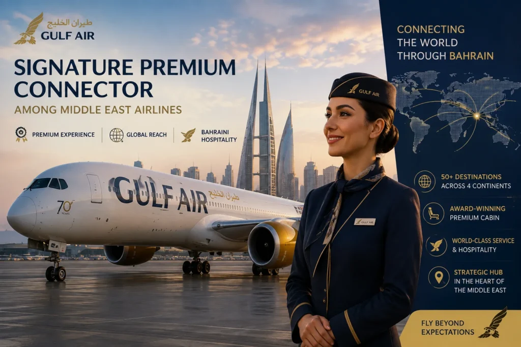 Gulf Air Positions Strategy as Signature Premium Connector Among Middle East Airlines