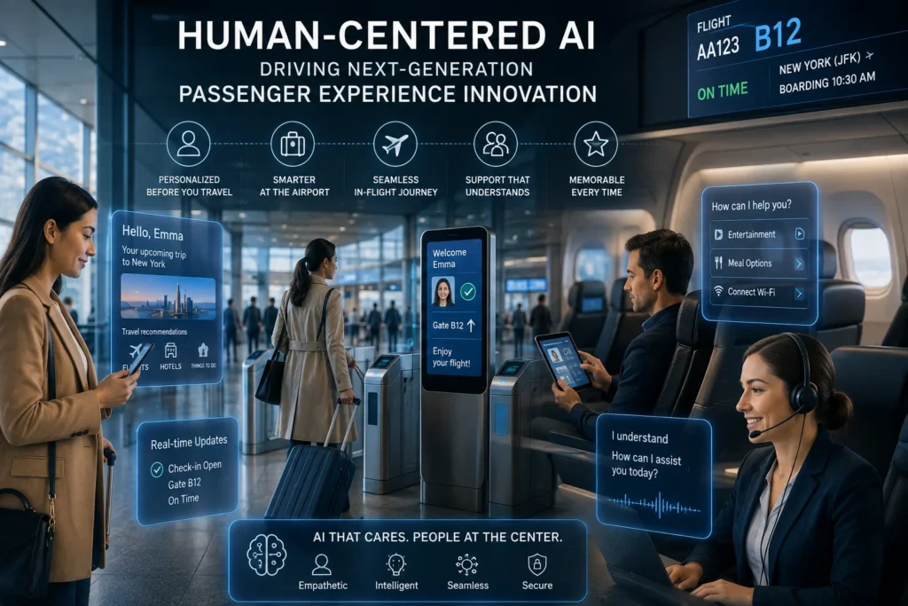 Human-Centered AI Airport Journey