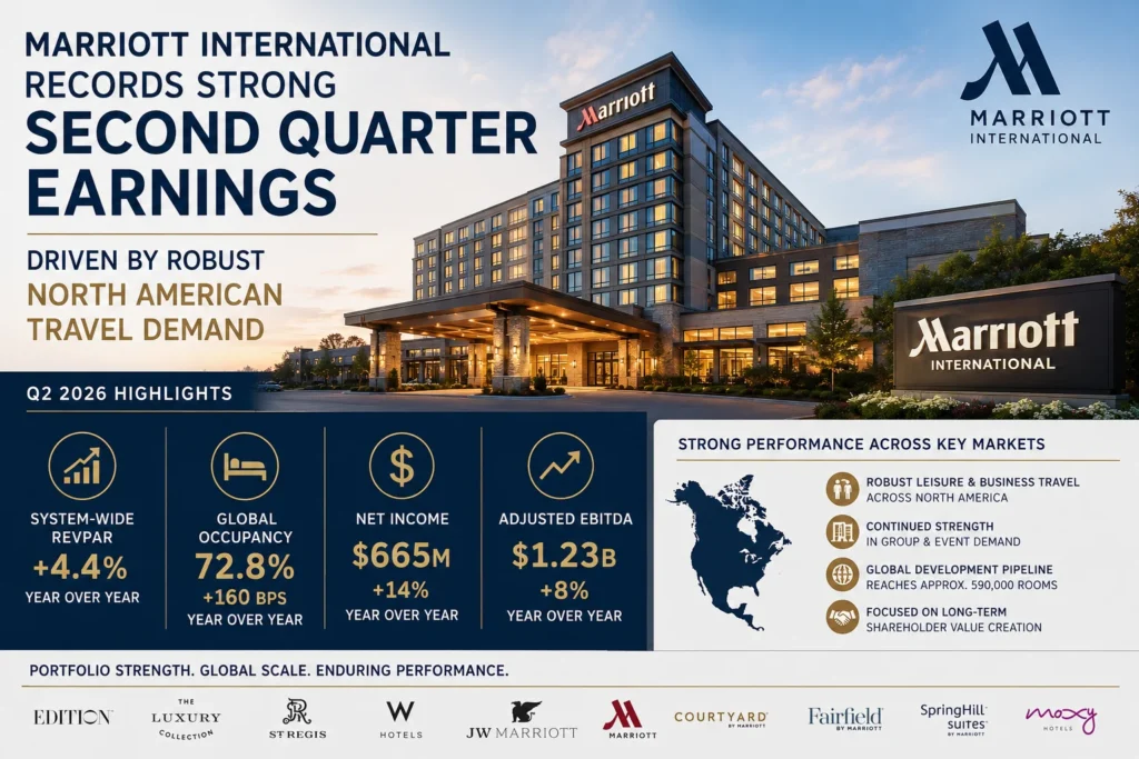 Marriott’s Strong Second Quarter Earnings