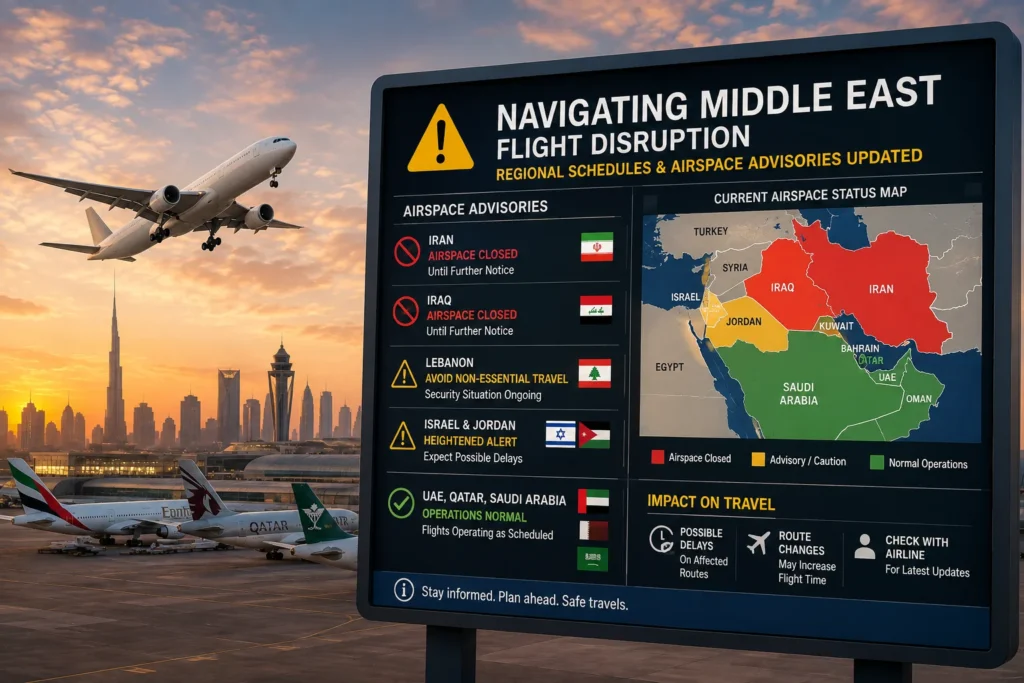 Navigating Middle East Flight Disruptions