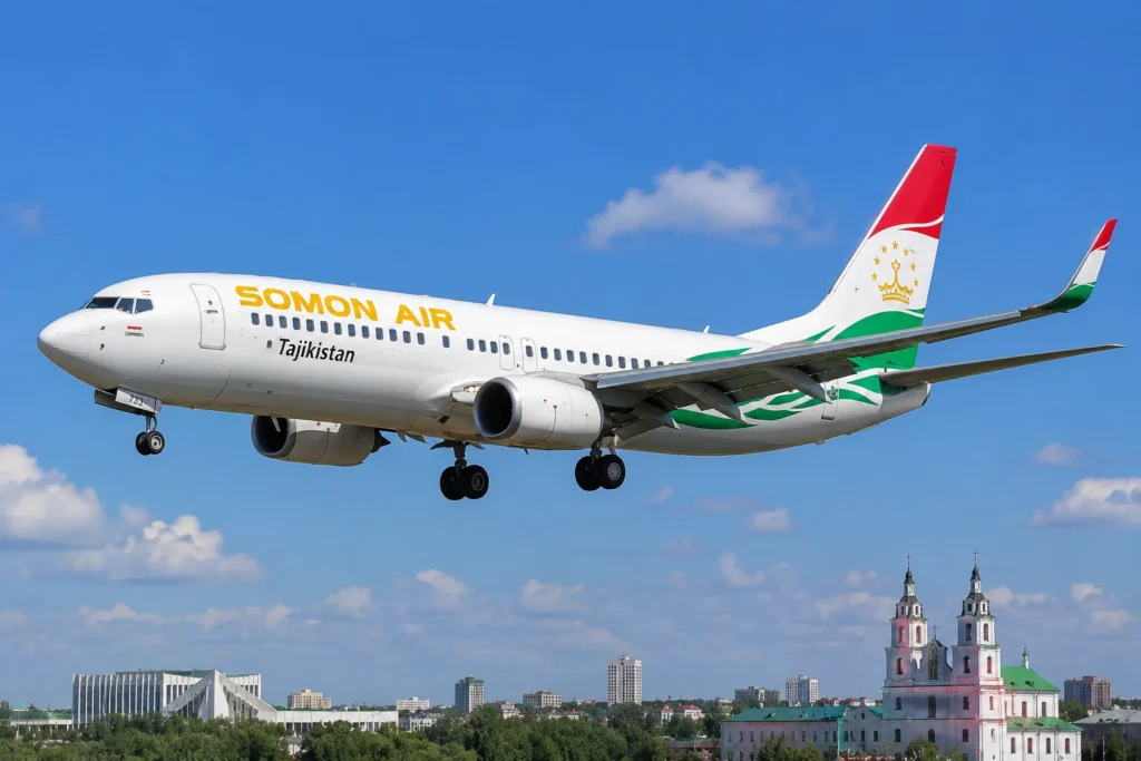Somon Air Expands Regional Network with Direct Flights Between Dushanbe and Minsk