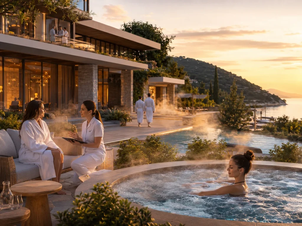 Sunset Coastal Spa Retreat