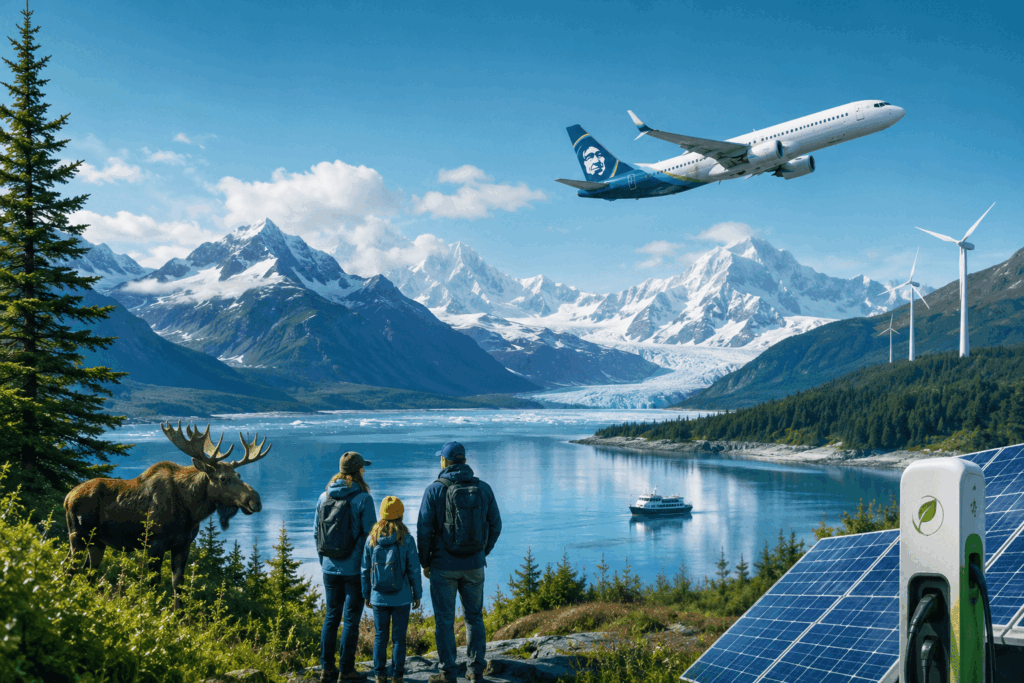 Sustainable Alaskan Mountain Adventure