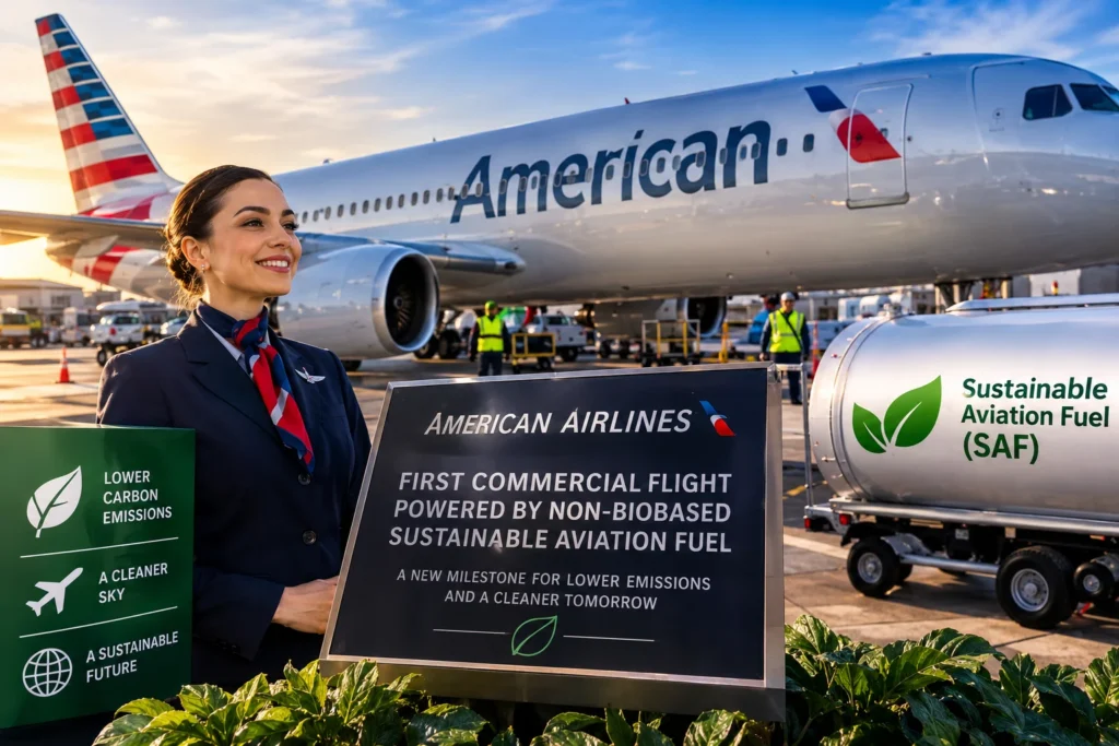 Sustainable Aviation Milestone at Sunrise