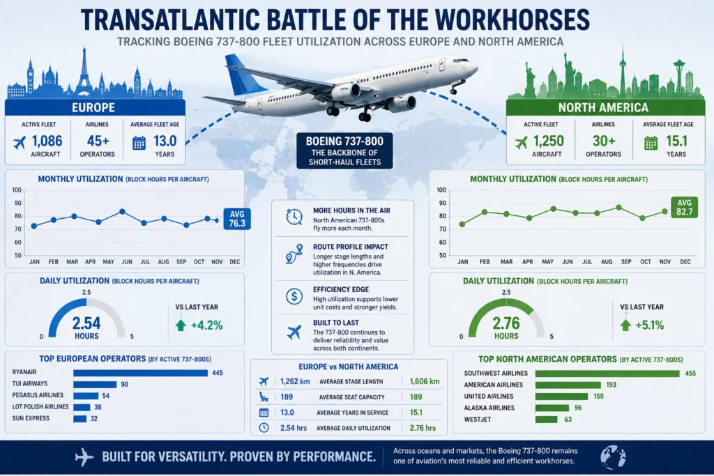 Transatlantic 737-800 Fleet Showdown